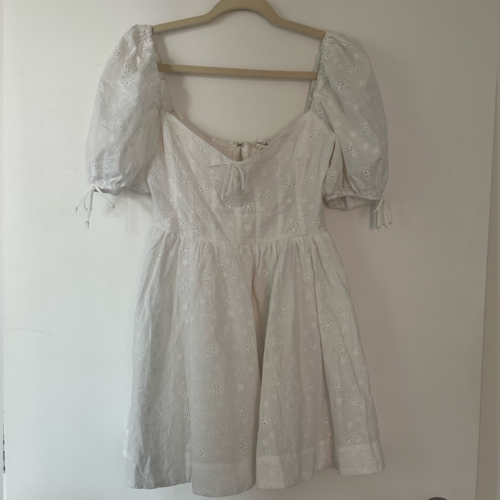 For Love & Lemons Eyelet Mini Dress